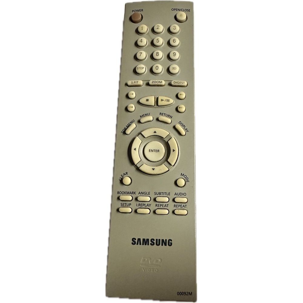 OEM Genuine Original Samsung 00092M‎ DVD Remote Control